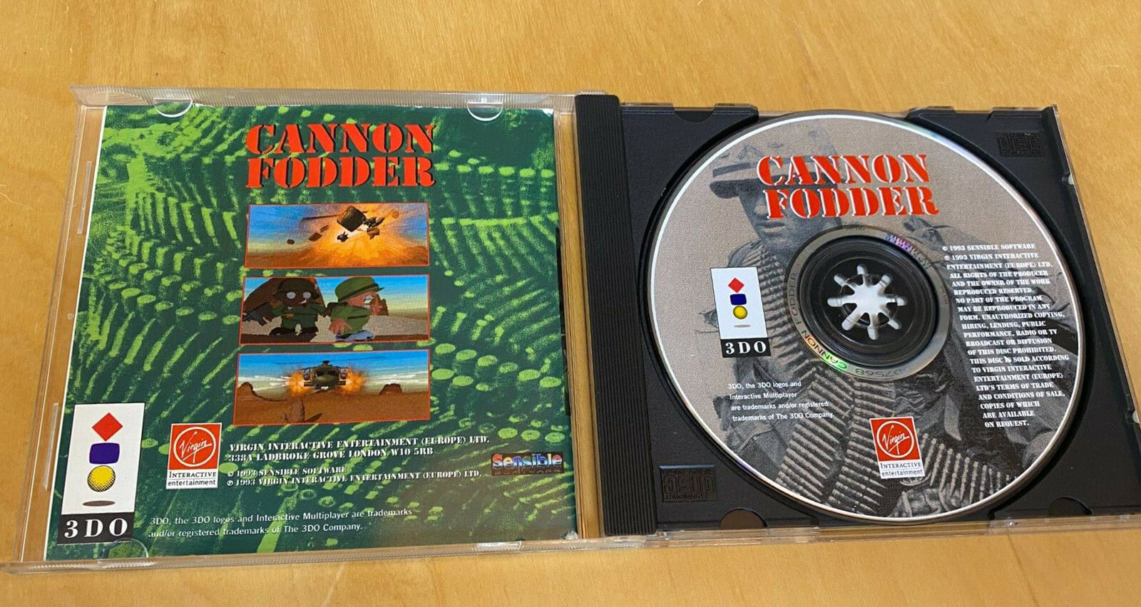 Лицензионный диск Cannon Fodder для 3DO